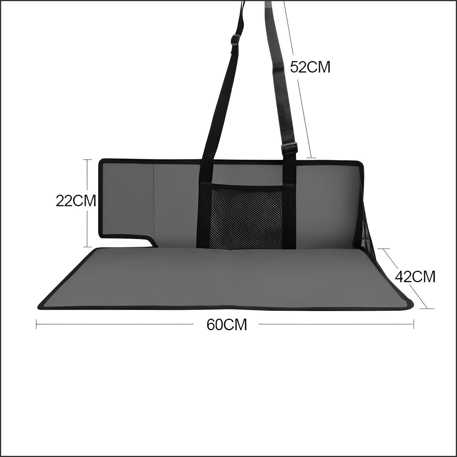 Protective Flannel Mattress Topper with Head Rest for Tesla Model 3/Y Camping Trips - Evooor