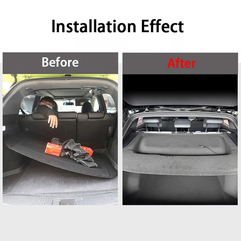 Rear Trunk Interior Cargo Cover For VW ID.4 2020+ - Evooor