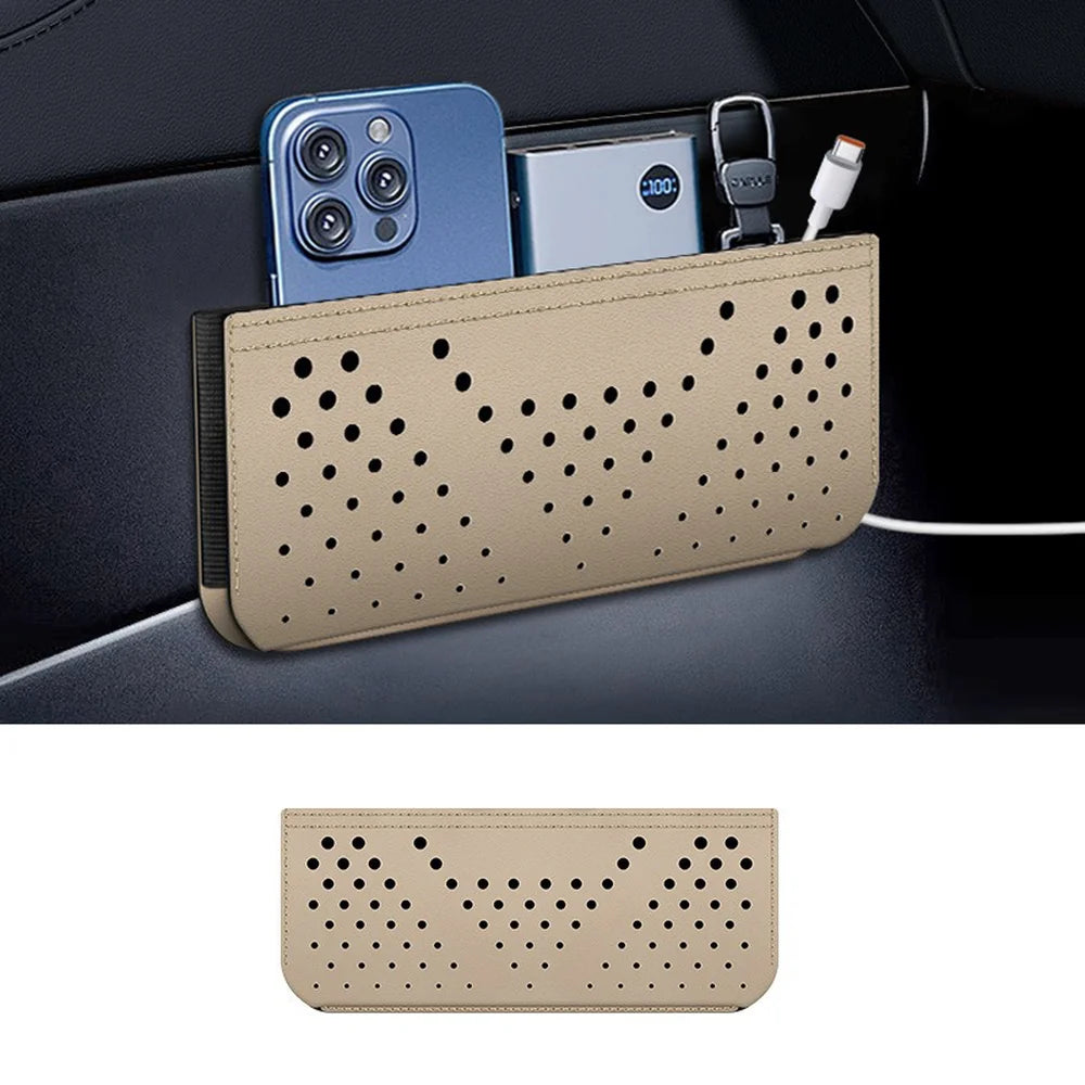 Leather Multifunctional Storage Bag For VW ID.3 2021-2025 - Evooor