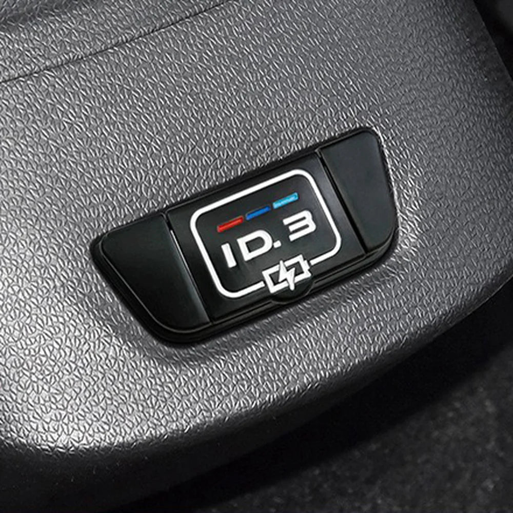 Alloy Rear Seat Charging Port USB Hole Anti-Clogging Protective Cover For VW ID.3 2021-2022 - Evooor