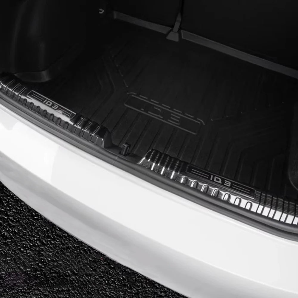 Stainless Steel Rear Trunk Sill Guard For VW ID.3 2021-2025 - Evooor