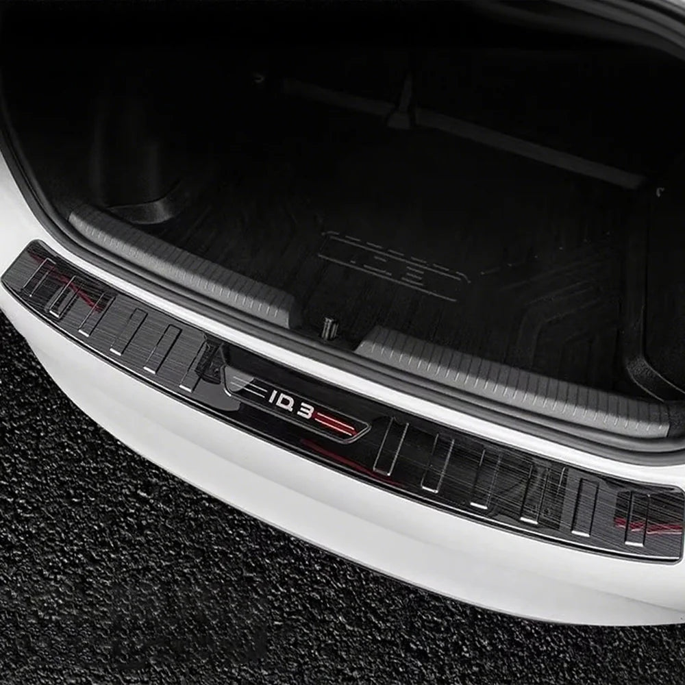 Stainless Steel Rear Trunk Sill Guard For VW ID.3 2021-2025 - Evooor