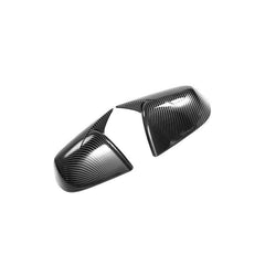 GT Style Carbon Fiber Pattern ABS Side Mirror Covers for Model Y - Set of 2 (2020-2024)