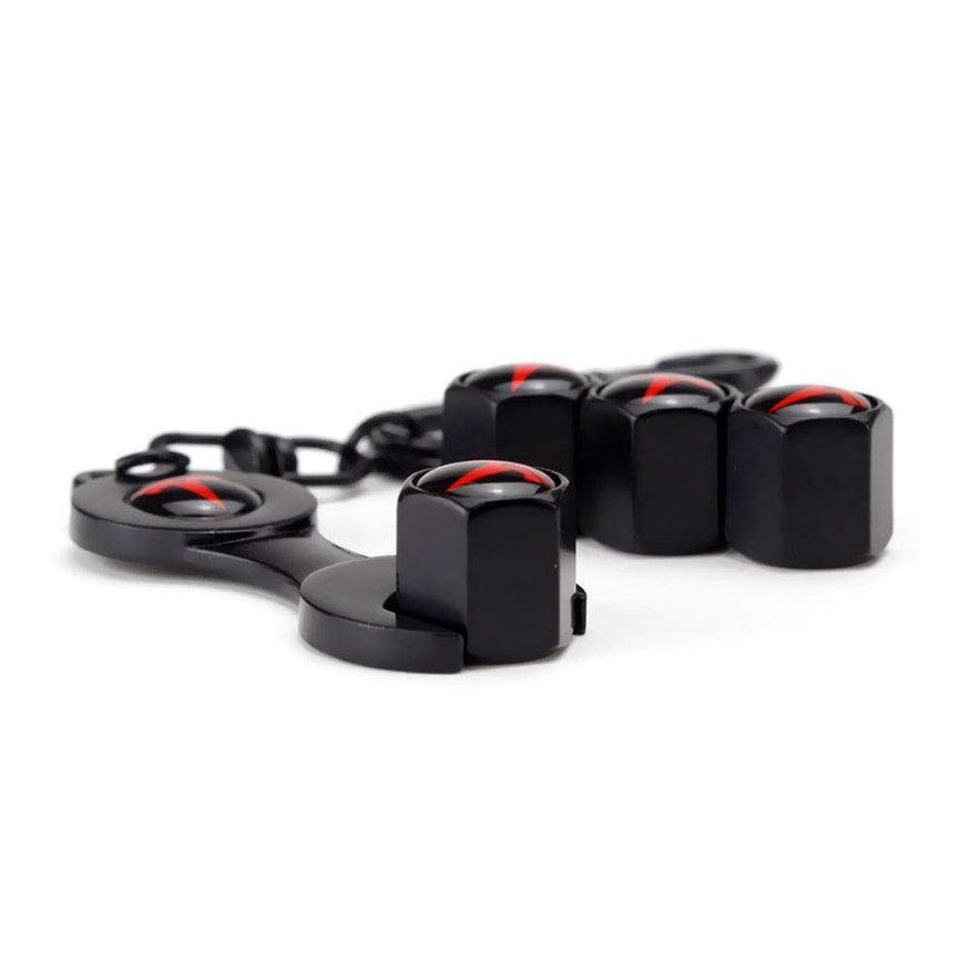 Anti-Theft Tire Stem Air Cap Cover For Tesla Model S/X/3/Y (2012-2023) - Evooor