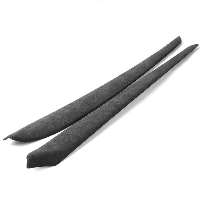 Model 3/Y Alcantara Interior Front Door Trim Panel Caps for Tesla Model 3 (2021-2023) and Model Y 2023 - Evooor