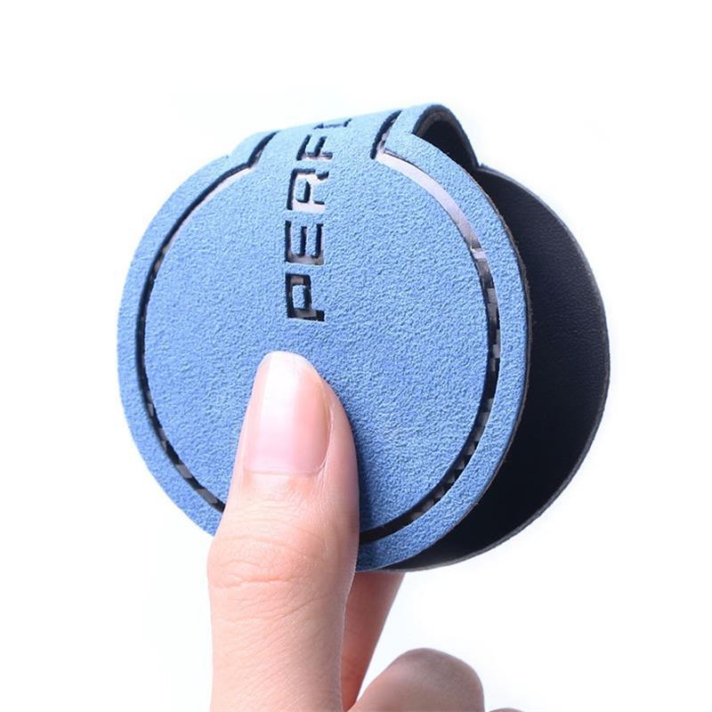 2023 Model 3/Y Alcantara Car Coaster Water Cup Holder Anti-Slip Pad Coaster Double Holder For Tesla (2021-2023) - Evooor