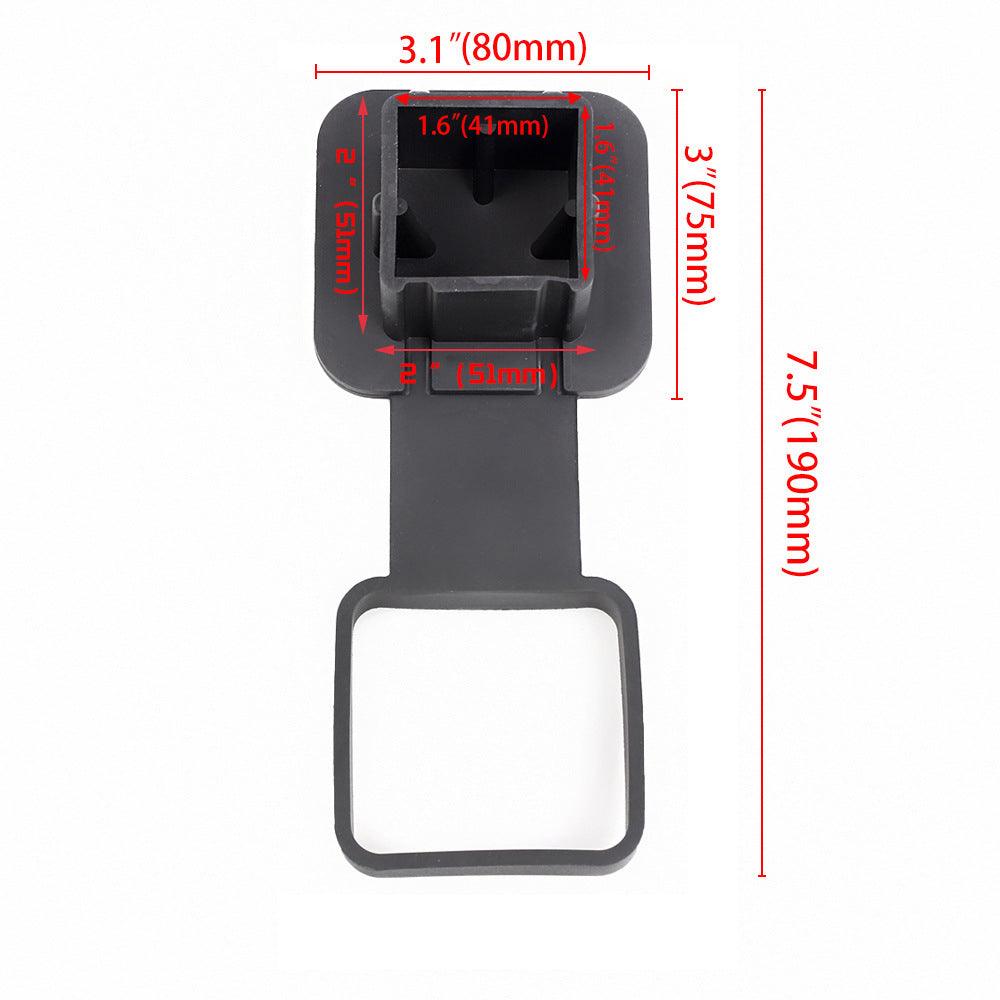 Universal 2-Inch Tow Hitch Dust Plug | Weatherproof Towing Cover for Tesla Model 3, Y, S, X - Evooor