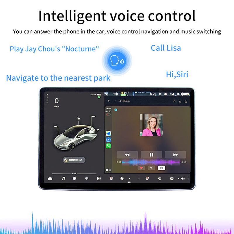2024 Tesla Model 3/Y (2018-2024) Wirelessly Connect Apple Carplay on Tesla Main Screen ( iOS 10+/Android 11+) - Evooor
