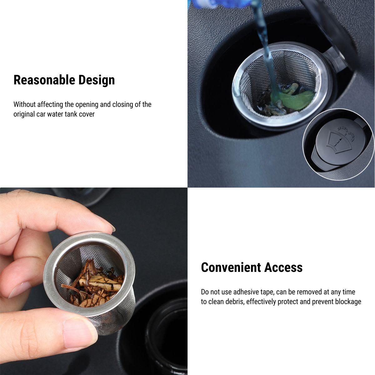 High-Quality Stainless Steel Wiper Filter Compatible with Tesla Model 3/Y - Enhance Performance and Protection - Evooor