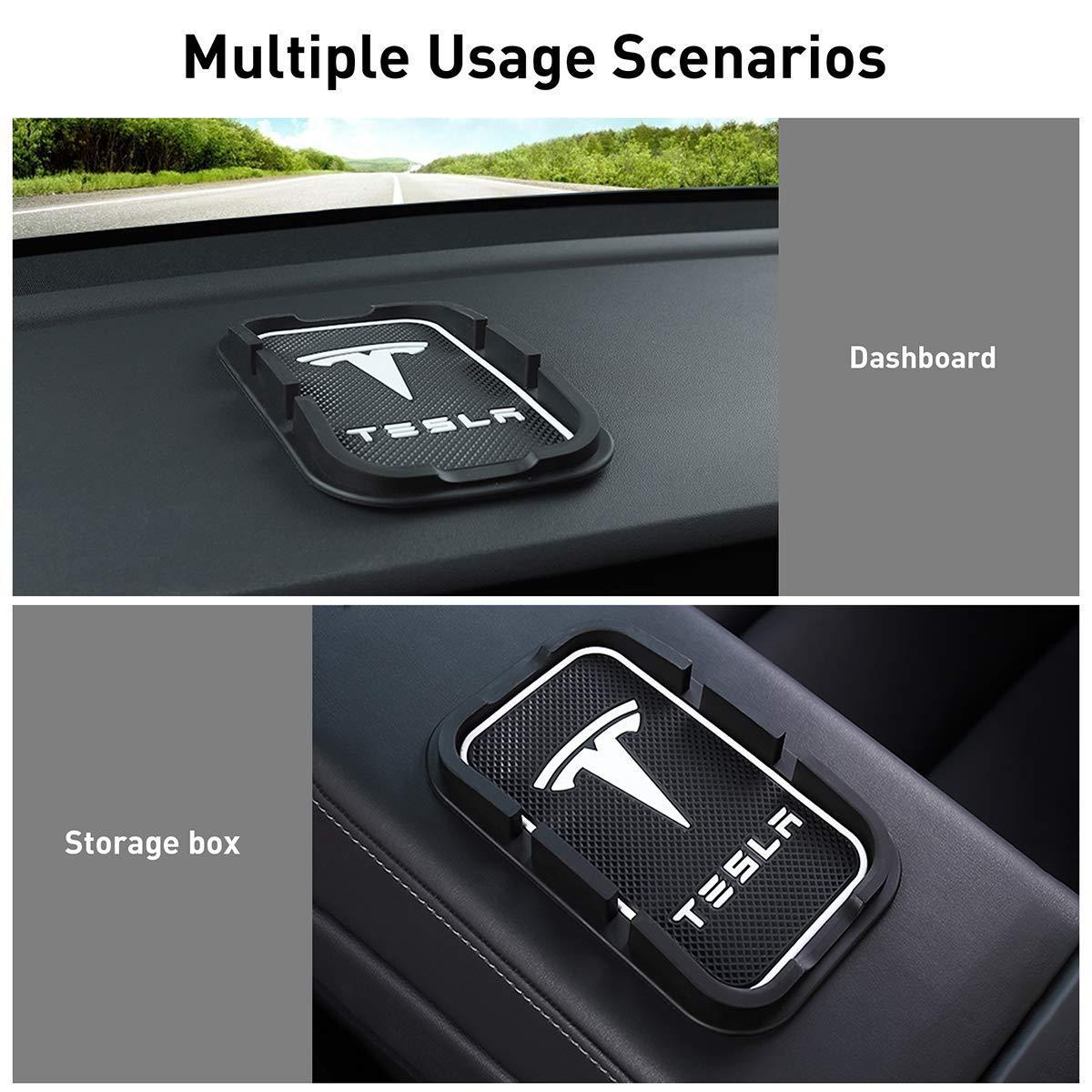 Tesla Model S3XY Anti-Slip Dashboard Mat Cell Phone Holder (2012-2023) - Evooor