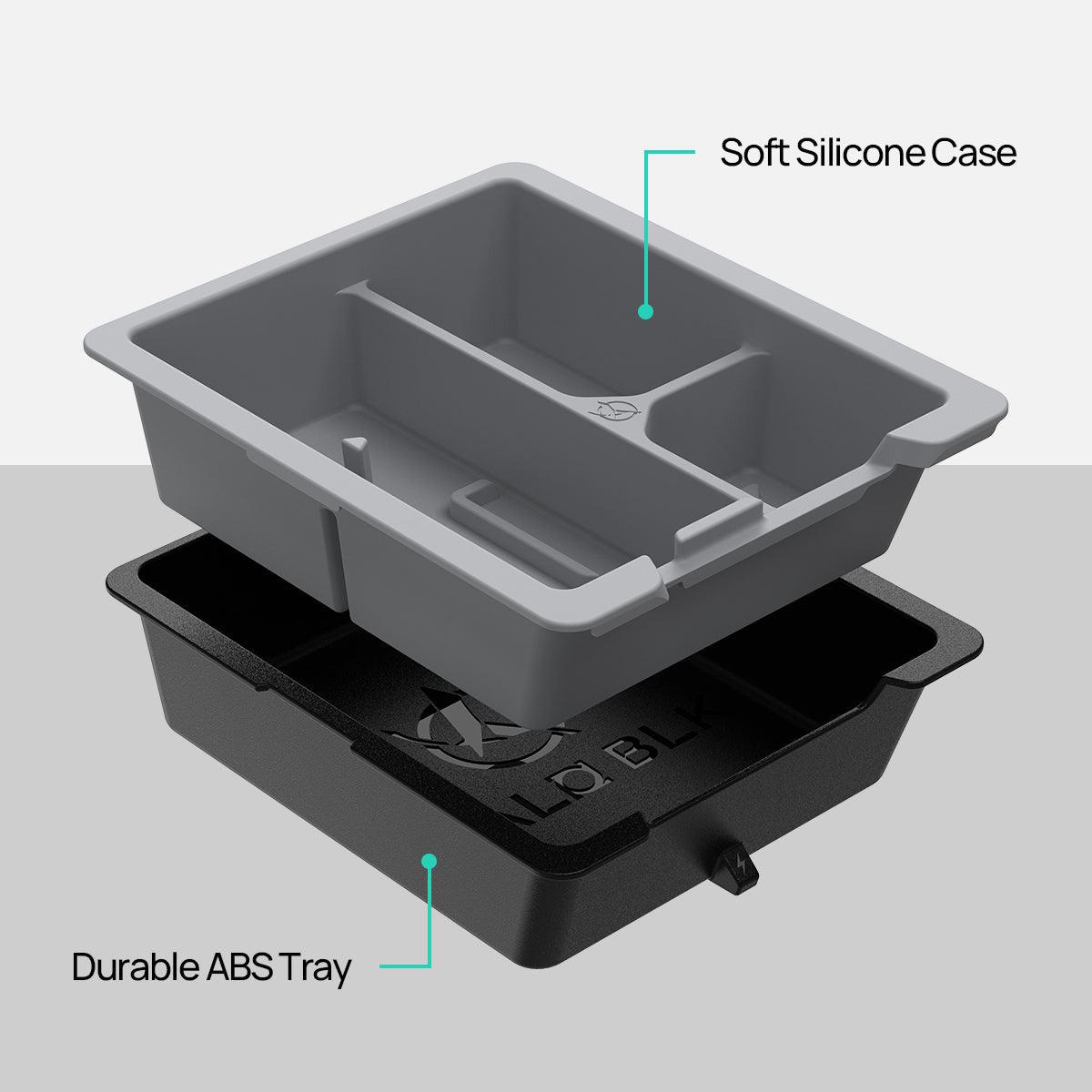 Model 3/Y Center Console Organizer, Cubby Drawer Storage Box for Tesla - Evooor