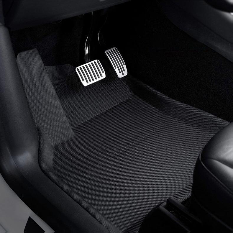 Custom-Fit Floor Mats And Liners 3D Lamination Cutting All-Weather For Tesla Model Y (2020-2024) - Evooor