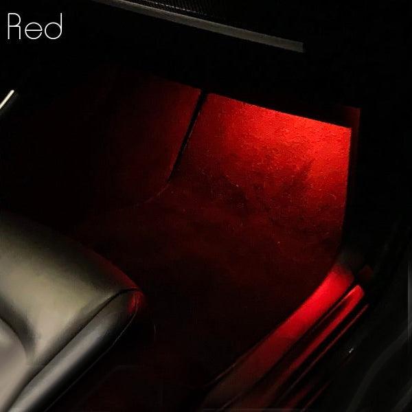 Enhanced Visibility: Tesla Model 3/X/S LED Footwell Lights (Set of 2) - Evooor