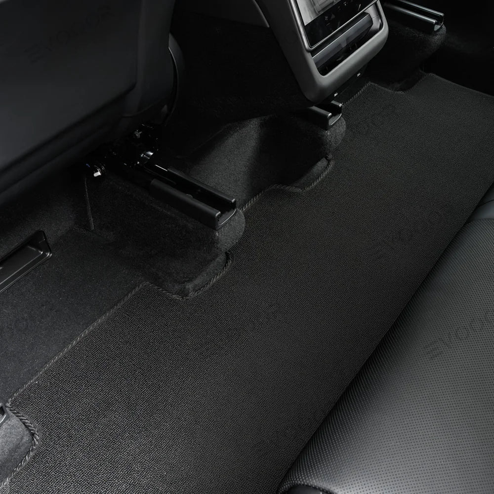 High-Quality Juniper Green 3-Piece Carpet Floor Mats Set for Tesla Model Y - Long-Lasting Protection and Style for 2025+ Models