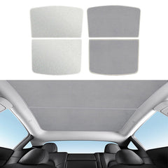 Tesla Alcantara Suede Ice Crystal Double Insulation Sunroof Sunshade for Model 3/Y