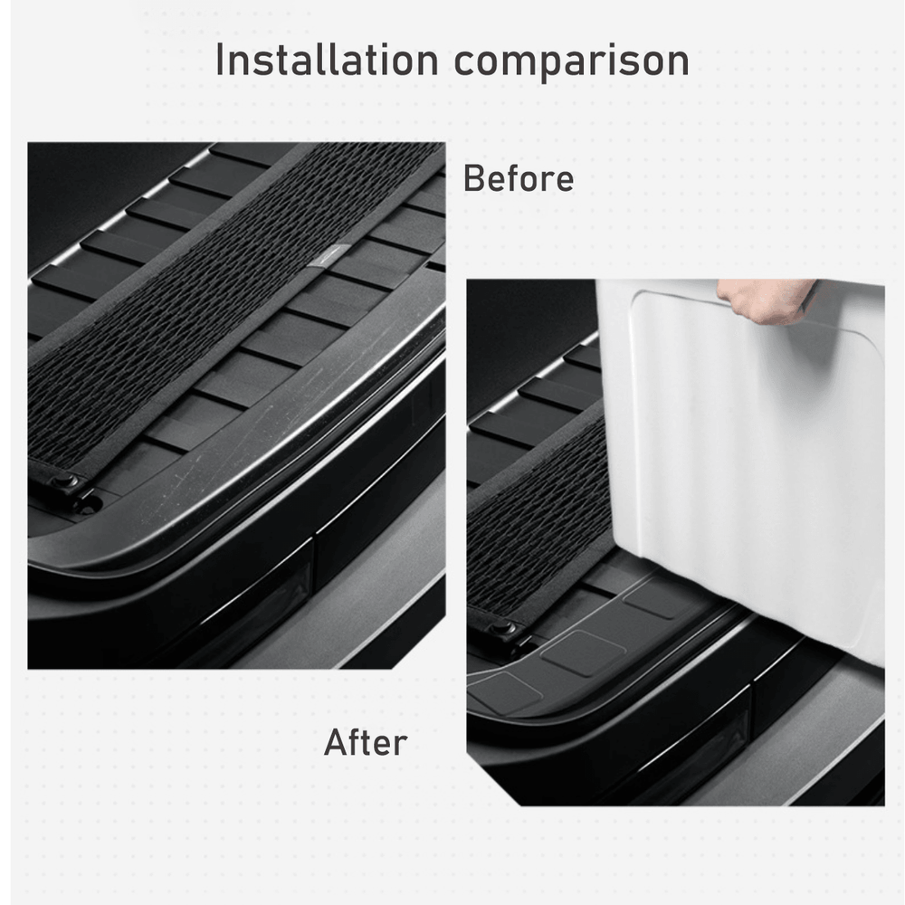 TPE Front Trunk Sill Plate Anti-Scratch Cover for Cybertruck - Evooor