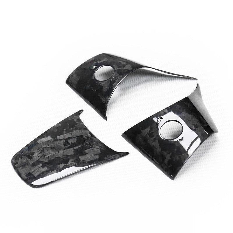 Model 3/Y [Real Carbon Fiber] Steering Wheel Cover for Tesla(2017-2023) - Evooor