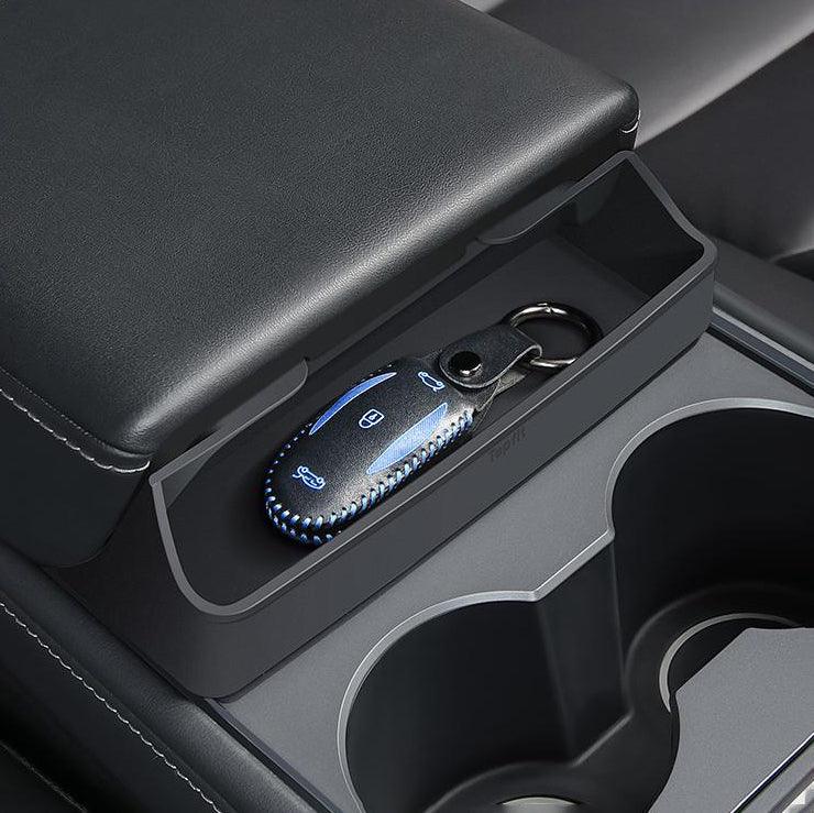 Model 3/Y Center Console Armrest Glasses Box for Tesla(2021-2023) - Evooor