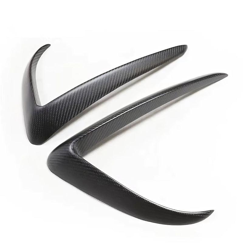 [Real Carbon Fiber] Fog Light Trim for Tesla Model X 2023+ - Evooor