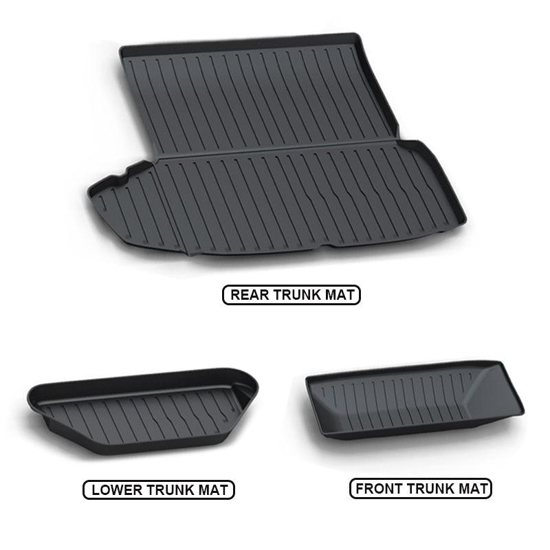 Custom Fit Trunk Liner Mat for Tesla Model S - Premium Quality Cargo Protection (2021-2024) - Evooor