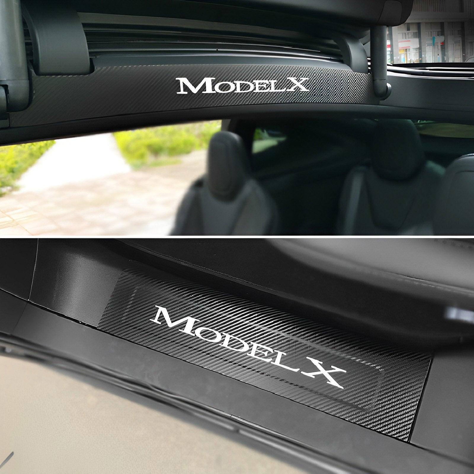 Premium Quality Tesla Model X Carbon Fiber Interior Wrap Set (2015-2020) - Enhance Your Car's Look! - Evooor