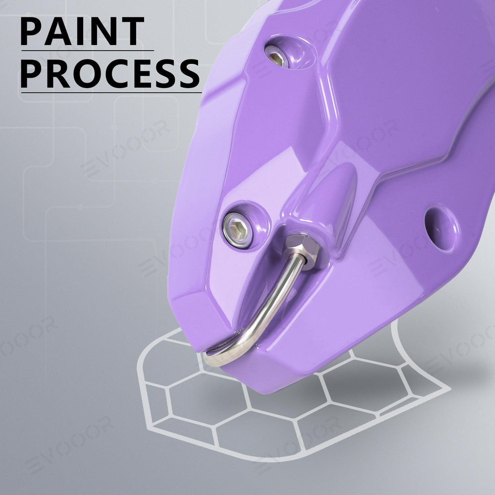 Model S/X Purple Brake Caliper Covers for Tesla(2021-2023)(4Pcs) - Evooor