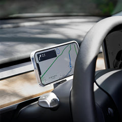 Model 3 / Y Tableau de Bord Volant Téléphone Titulaire Magnétique Magsafe Sans Fil De Recharge Téléphone Titulaire Pour Tesla (2017-2024)