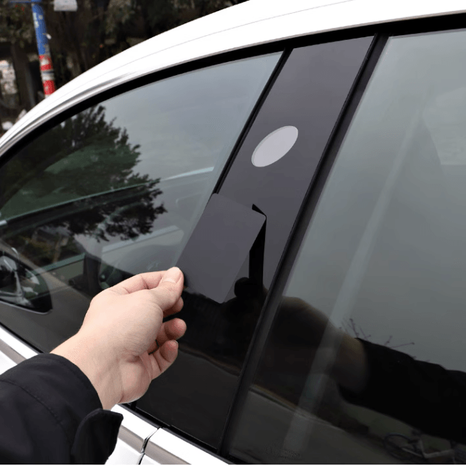 Premium B-Pillar Paint Protection Film Kit for Tesla Model Y (2021-2024) - Shield Against Scratches and Environmental Damage - Evooor