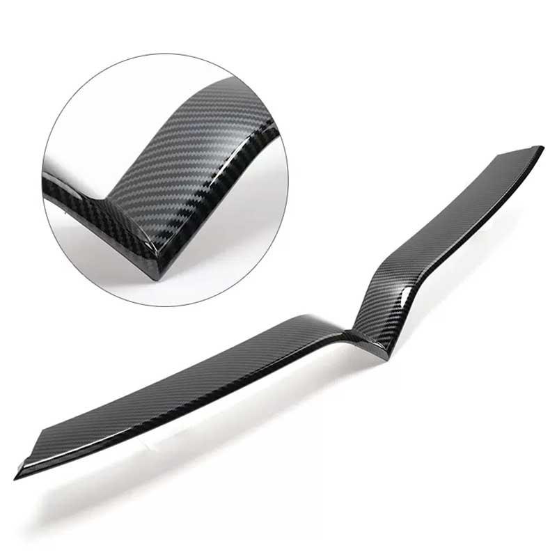 [Real Carbon Fiber] Front Center Grille Trim Strip for Tesla Model X 2016-2022 - Evooor