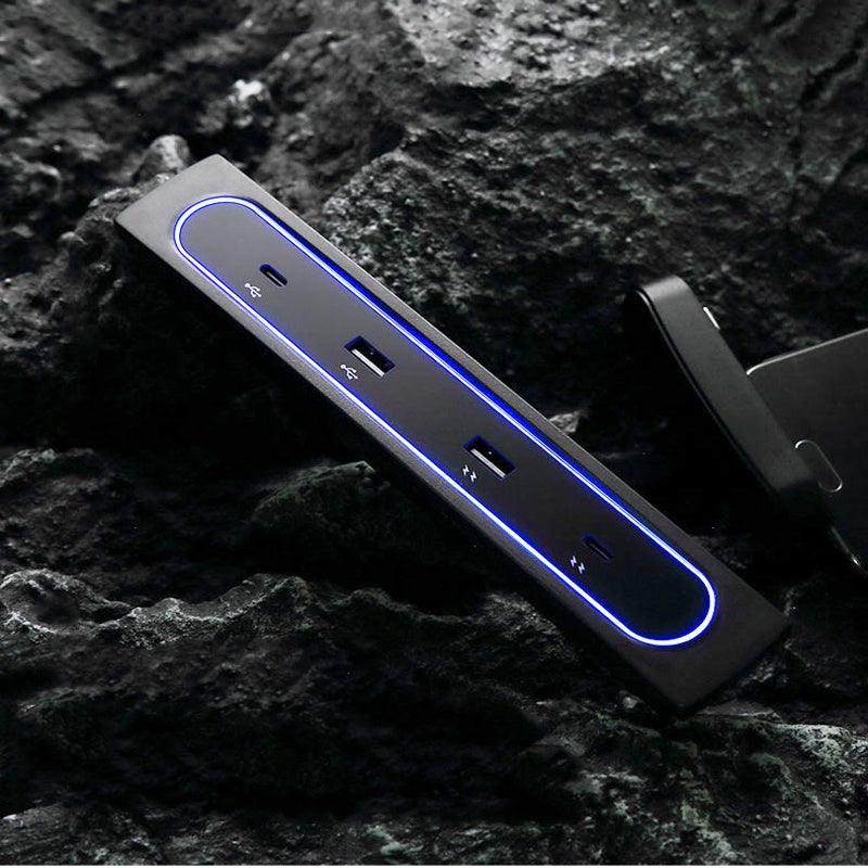 Model 3/Y USB Extender Charger Type C 27W Max Quick Charger Intelligent Stand Shunt Accessories For Tesla(2021-2023) - Evooor