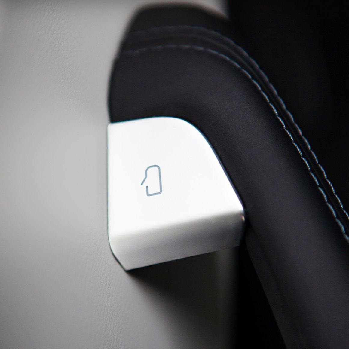 Set of 4 Protective Covers for Door Switch Buttons Compatible with 2024 Tesla Model 3 - Highland Green - Evooor