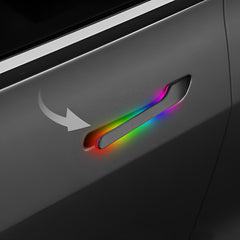 Tesla Model 3/Y Electric Door Handle Set - Automatic Retractable Design with RGB Light Strips (Set of 4) - Evooor