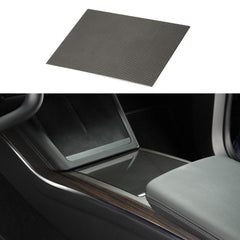 High-Quality Carbon Fiber Center Console Cover for Tesla Model S/X 2022+: Enhance Your Car's Interior Style