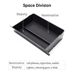 <tc>Model</tc> Cajón Cubby de caja de almacenamiento de consola central S/X para Tesla (2012-2020)