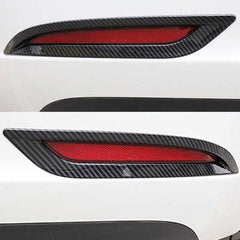 Fog Light Rear Taillights Cover For Model 3/Y Protective Film Covers (Carbon Fiber Pattern ABS) (1 pair) (2017-2023) - EVOOOR