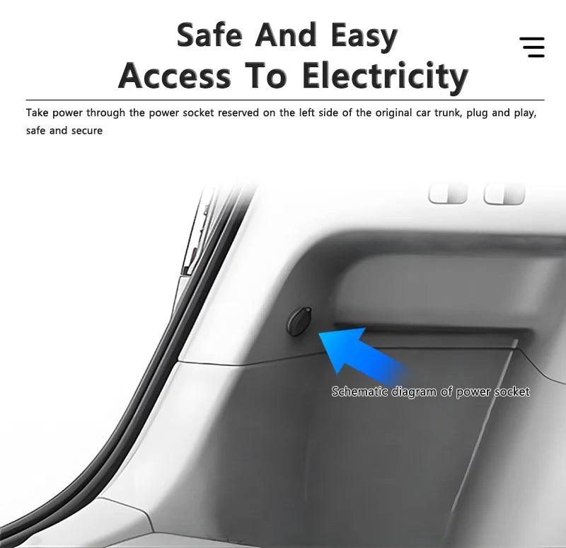 Tesla Model Y 35L Trunk Refrigerator Portable Trunk Freezer - Evooor