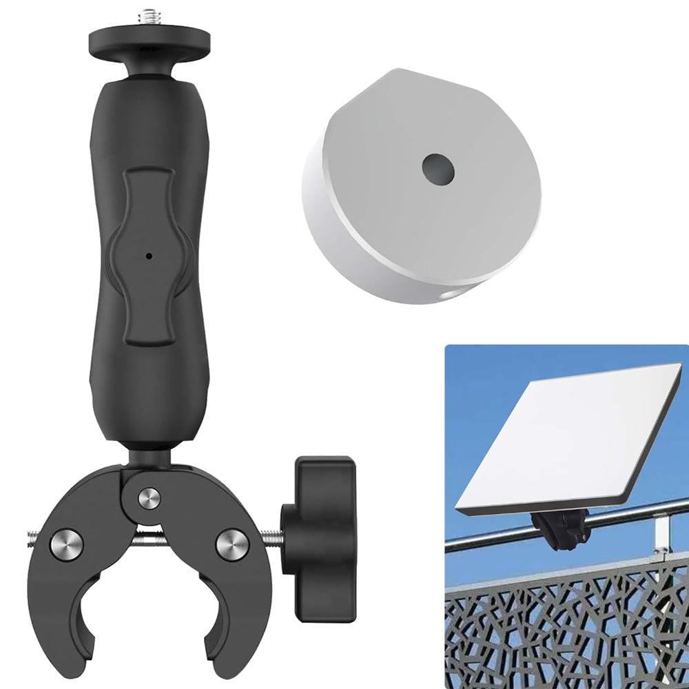 Universal Adjustable Clamp Mount for Satellite Dishes - Compatible with Starlink Mini Dish - Evooor