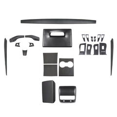 Premium Carbon Fiber Interior Trim Kit for Tesla Model 3 and Model Y - Upgrade Your Interior with High-Quality Wraps