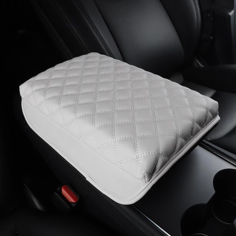 Tesla Model 3/Y Armrest Leather Cover Soft Material Improves Comfort For Long Distances for Tesla(2017-2024) - Evooor