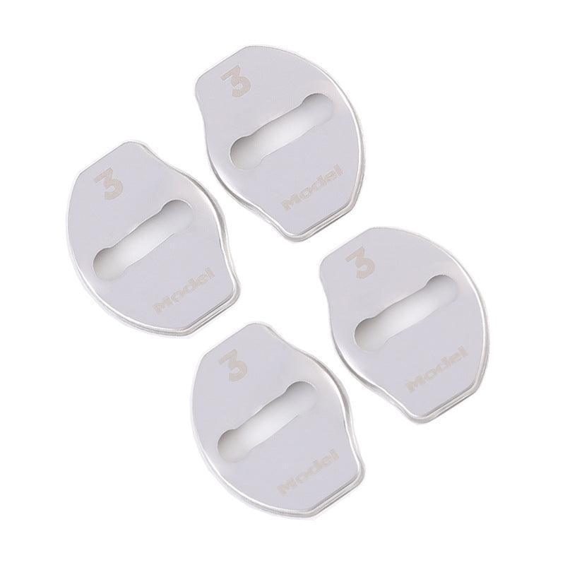 Tesla Model 3/Y Door Latch Lock Covers CF Coated (Set Of 4) - Evooor