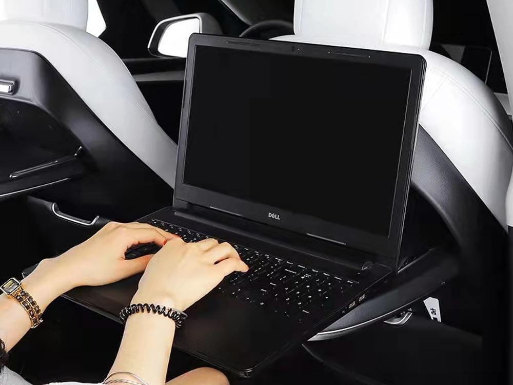 Convenient Folding Rear Seat Table Compatible with Tesla Model Y and Model 3 - Evooor