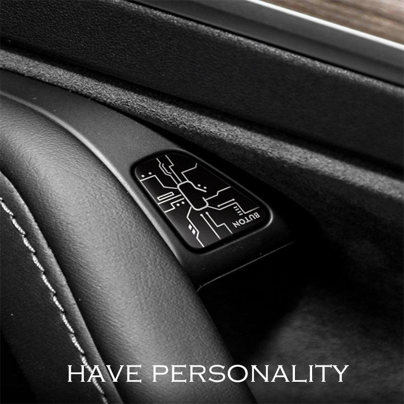 Tesla Model 3/Y Door Button Sticker Film - Evooor