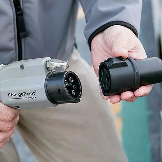 High-Power SAE J1772 to Tesla Charger Adapter for Model S/X/3/Y | 60Amp 250V AC | Level 1-2 Charging Stations | Type 1 Connector, Weatherproof IP54 - Evooor