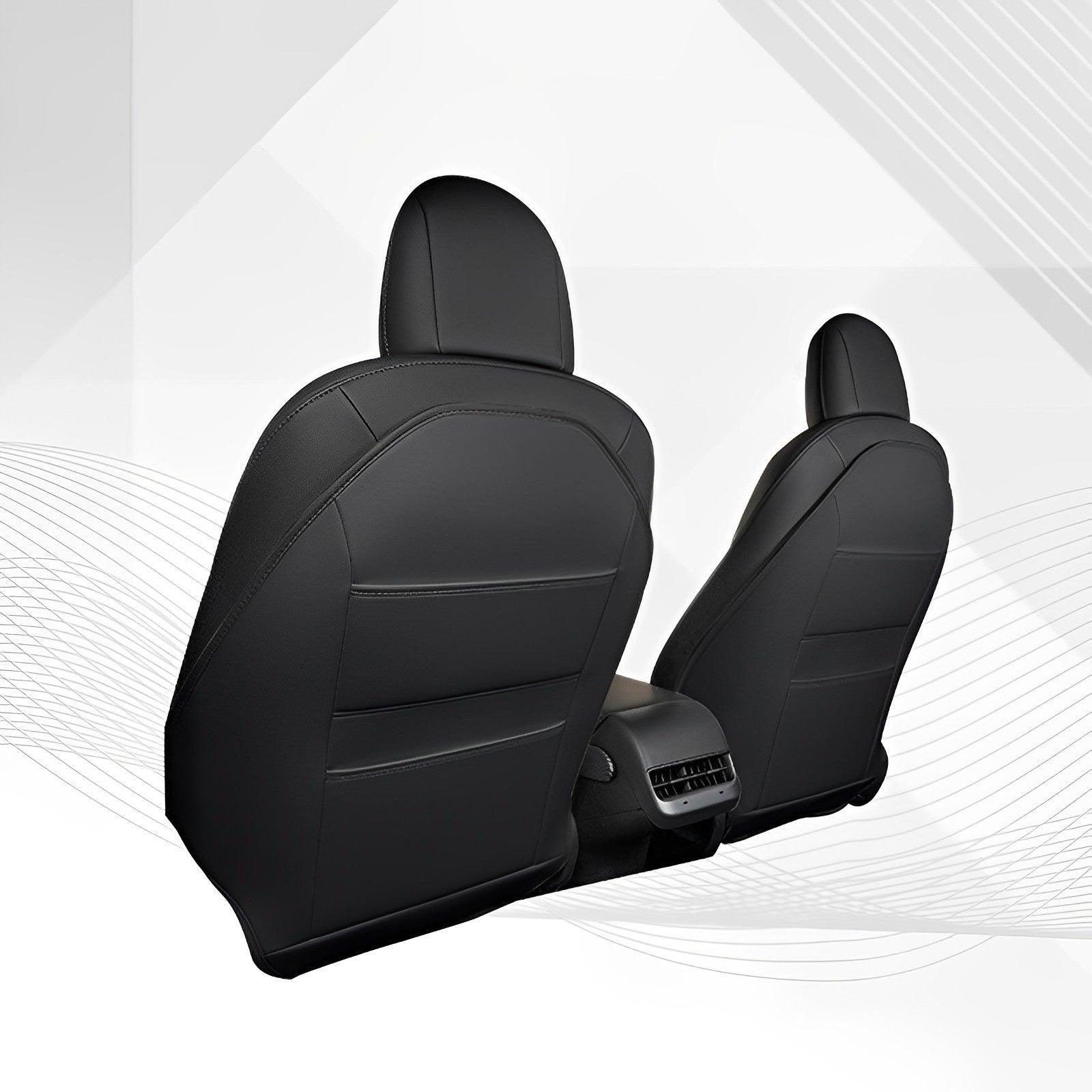 Premium Seat Kick Protection Cover Set for Tesla Model 3/Y - Rear Seat Side Guards for Ultimate Interior Protection (2 Pieces) - Evooor