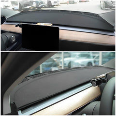 Premium Non-Reflective Dashboard Cover for Tesla Model 3/Y - Reduce Glare and Enhance Driving Visibility - Evooor