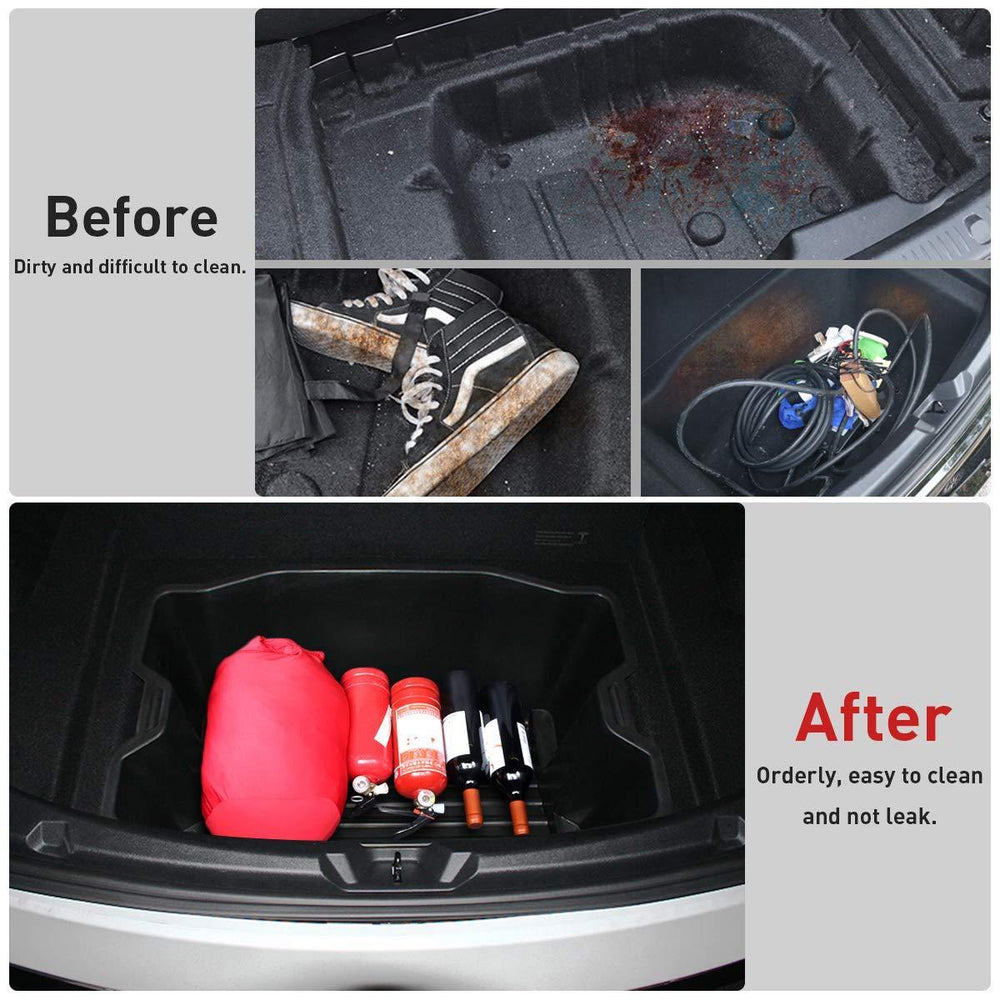 Tesla Model 3 Trunk Storage Box with Organizational Features for (2017-2020) Models - Evooor
