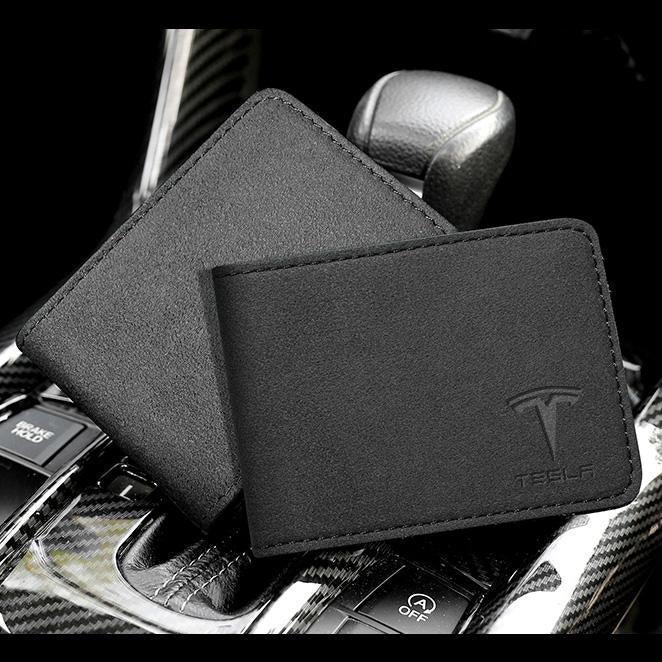 Tesla Alcantara Key Card Holder Key Card Sleeve Wallet For Model S X 3 Y - Evooor