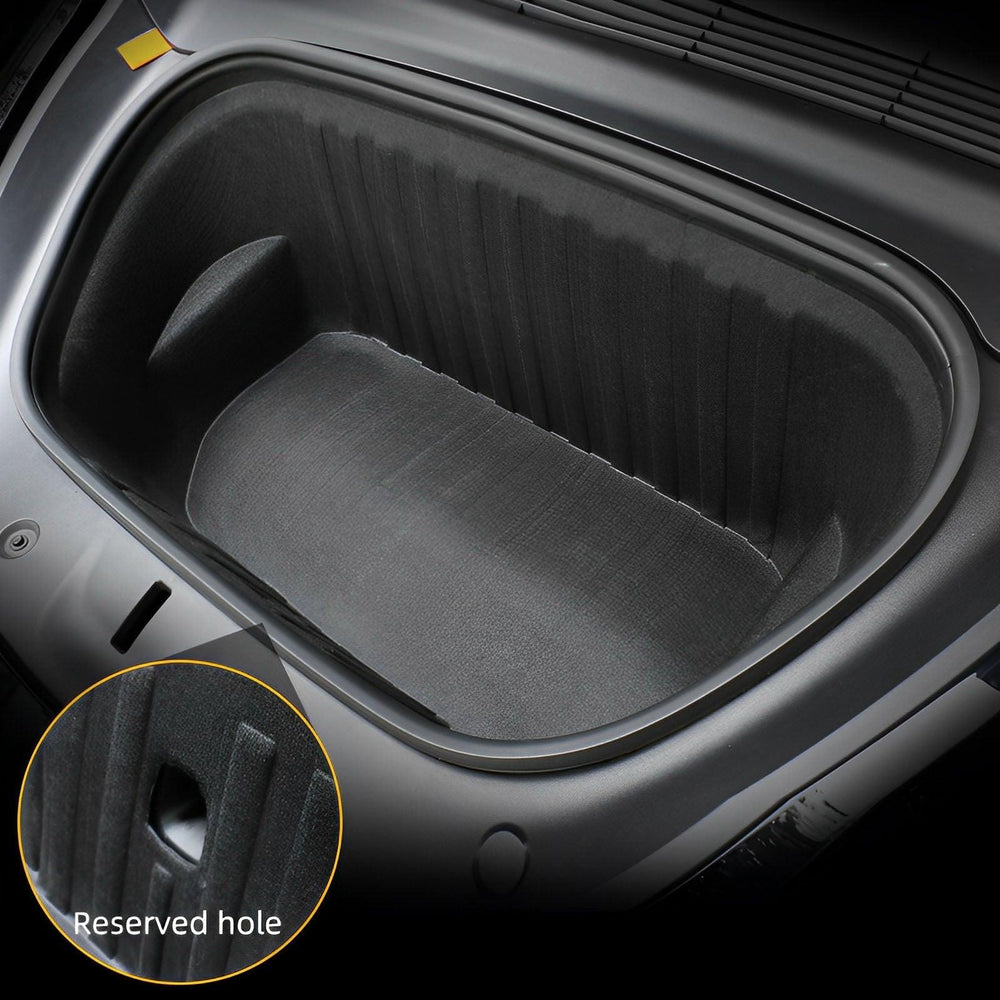 Premium Soundproof Cotton Trunk Liner for Tesla Model Y 2021-2024 - Enhance Your Driving Experience - Evooor