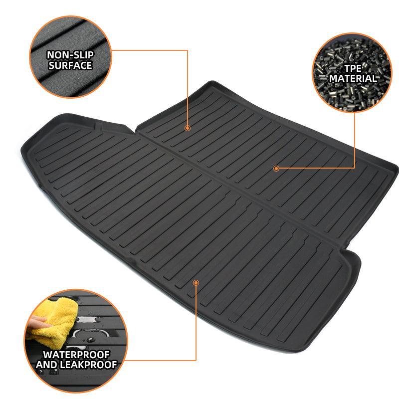 Custom Fit Trunk Liner Mat for Tesla Model S - Premium Quality Cargo Protection (2021-2024) - Evooor