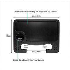 Tesla Model 3/Y Steering Wheel Desk Organizer for Work and Play